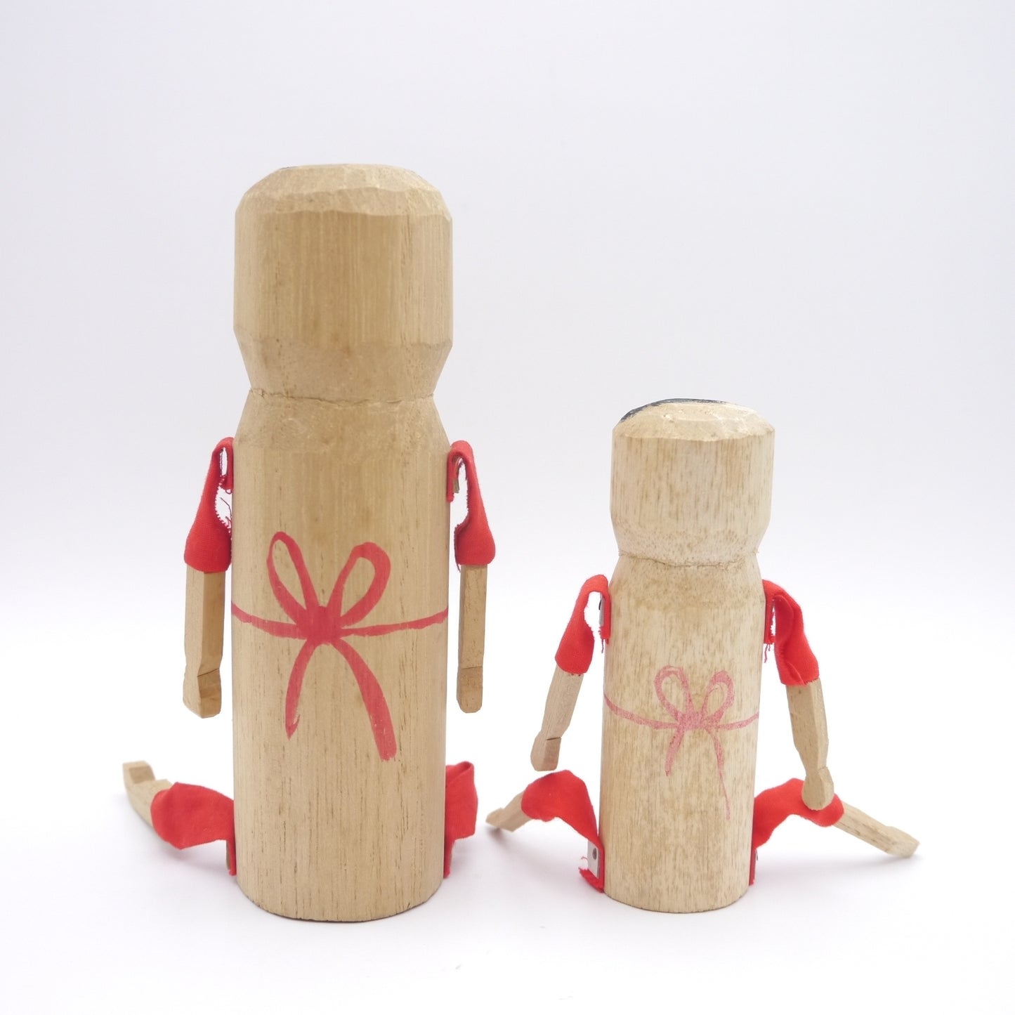 Vintage Wooden Doll Kokeshi Folk Craft Okinjo-Ningyo