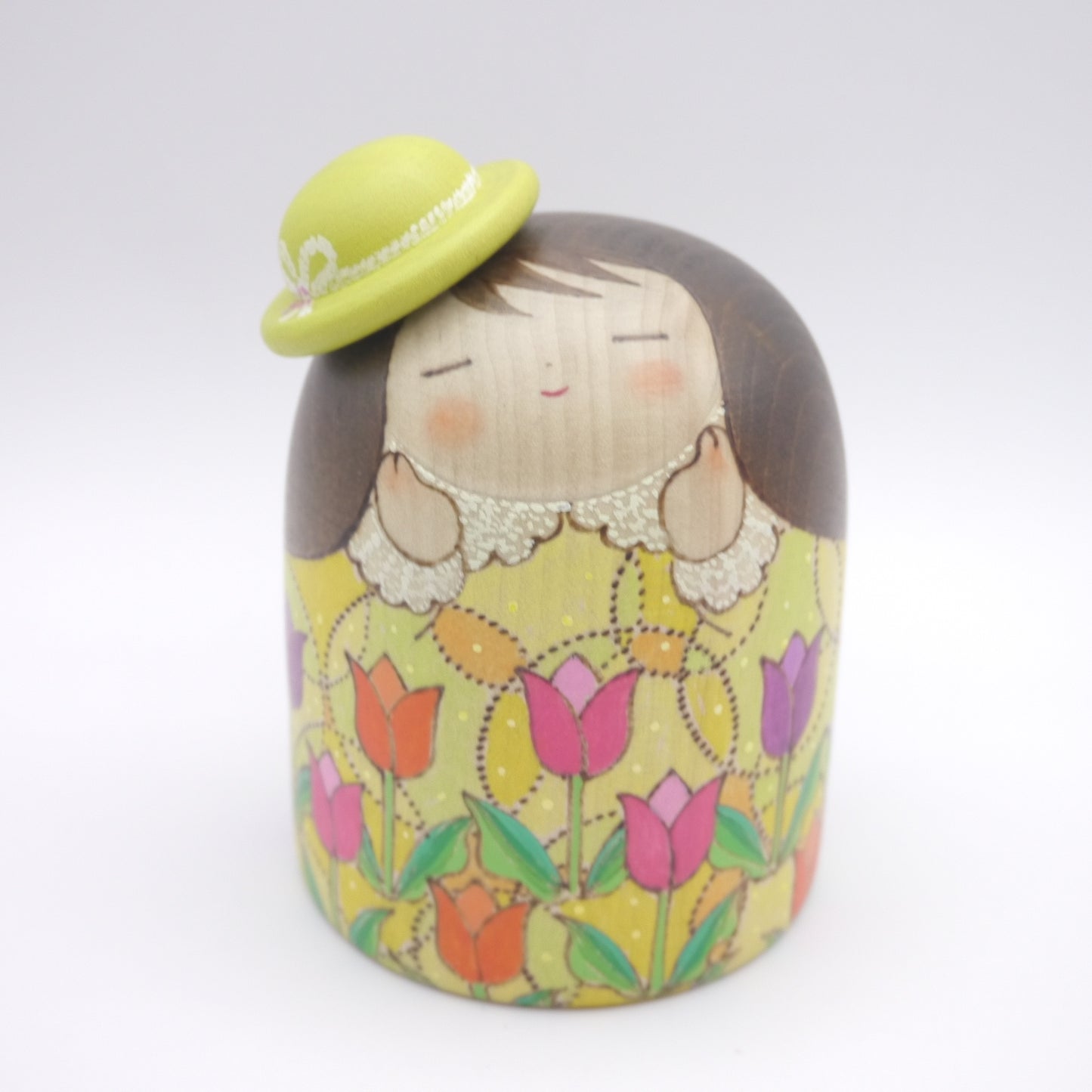 Kokeshi doll by Fumio Tomidokoro "春の光"