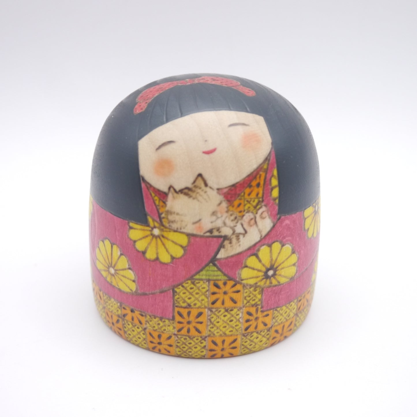 Kokeshi doll by Fumio Tomidokoro "小春日"