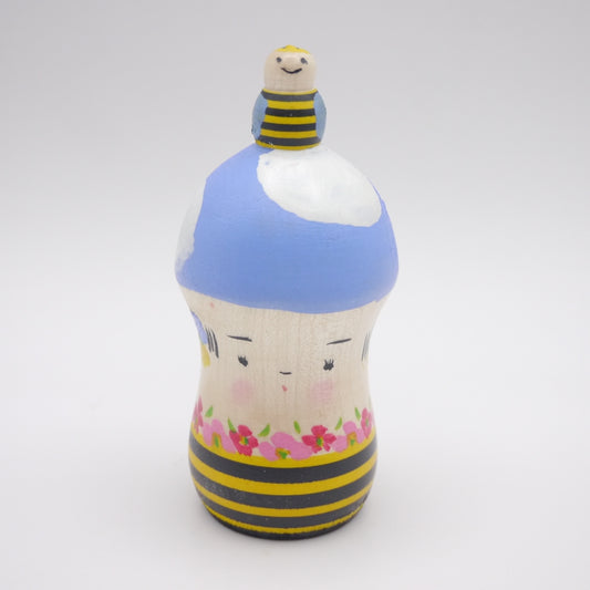 Kokeshi doll by Kikuhiro Shida