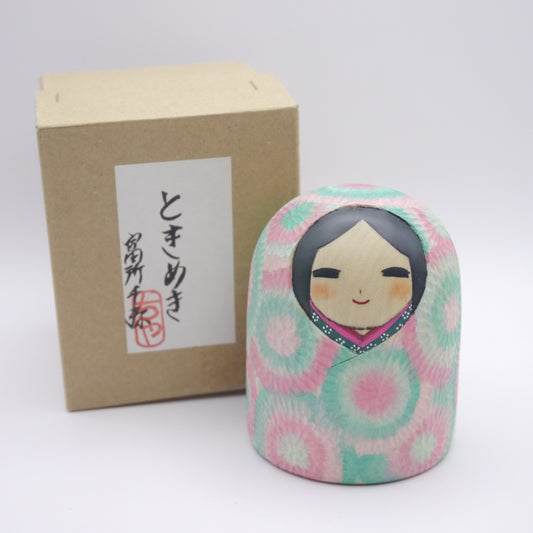 Kokeshi doll by Chiya Tomidokoro "ときめき"