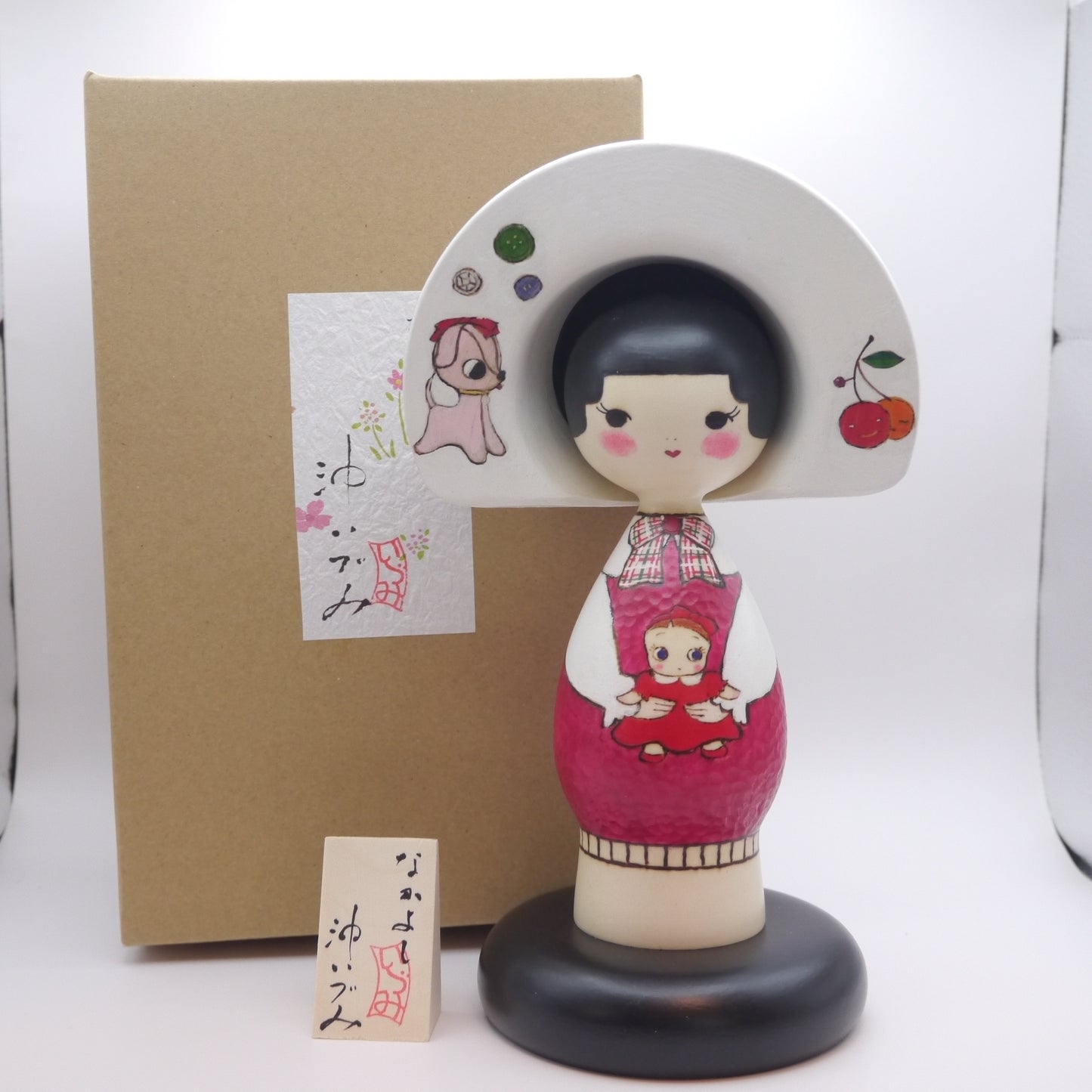 55 Kokeshi doll by Izumi Oki "なかよし"