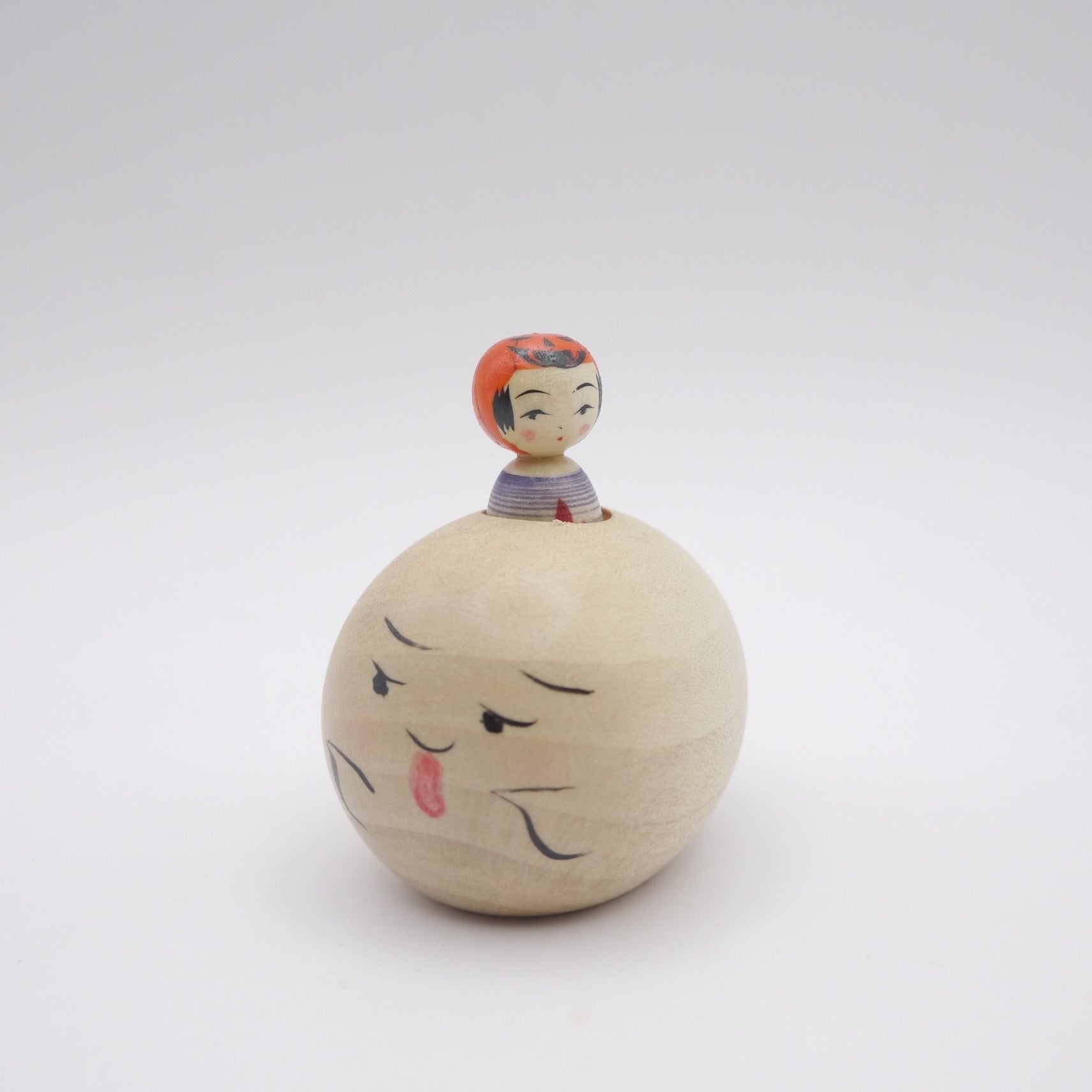 178 Kokeshi doll by Yoshinobu Kakizaki Halloween – 吉日雑貨店