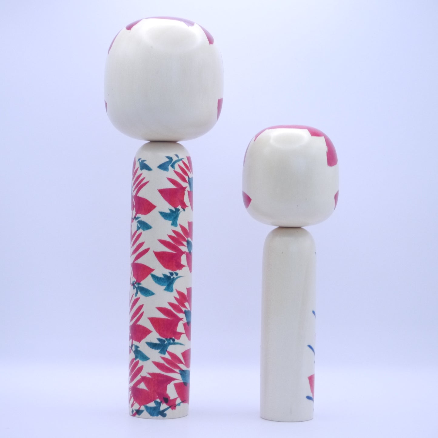 Kokeshi dolls by Yasuhiro Sato Set of 2