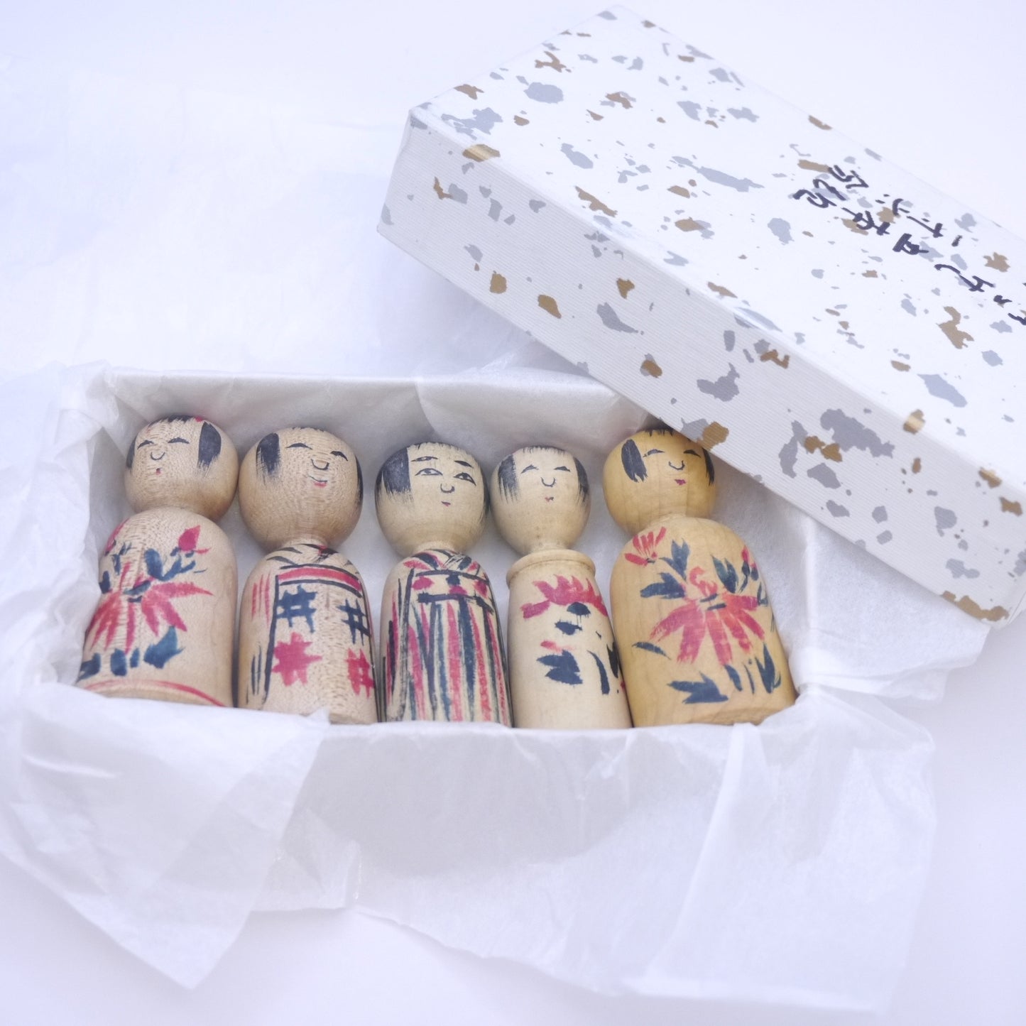 Kokeshi doll by Heishiro Abe Set of 5