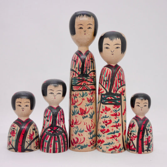 Ishizo style Kokeshi dolls by Ichigoro Abe