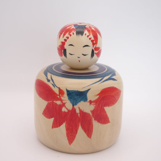 8cm Kokeshi doll by Yasuhiro Sato Ejiko Sleeping