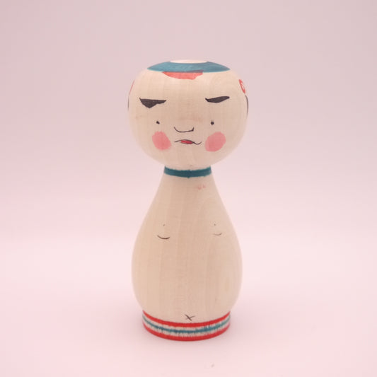 9cm Kokeshi Doll by Satoshi Noya Takobozu Nakanosawa