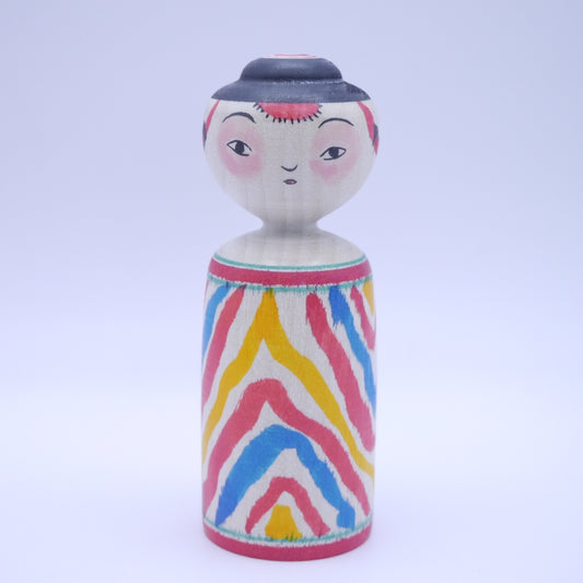 9.5cm Kokeshi Doll by Satoshi Noya Takobozu