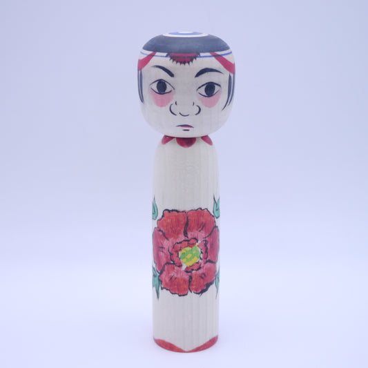 12cm Kokeshi doll by Morio Isokawa Takobozu