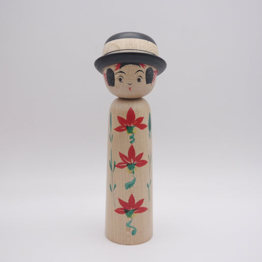 14cm Kokeshi Doll by Shinya Abe