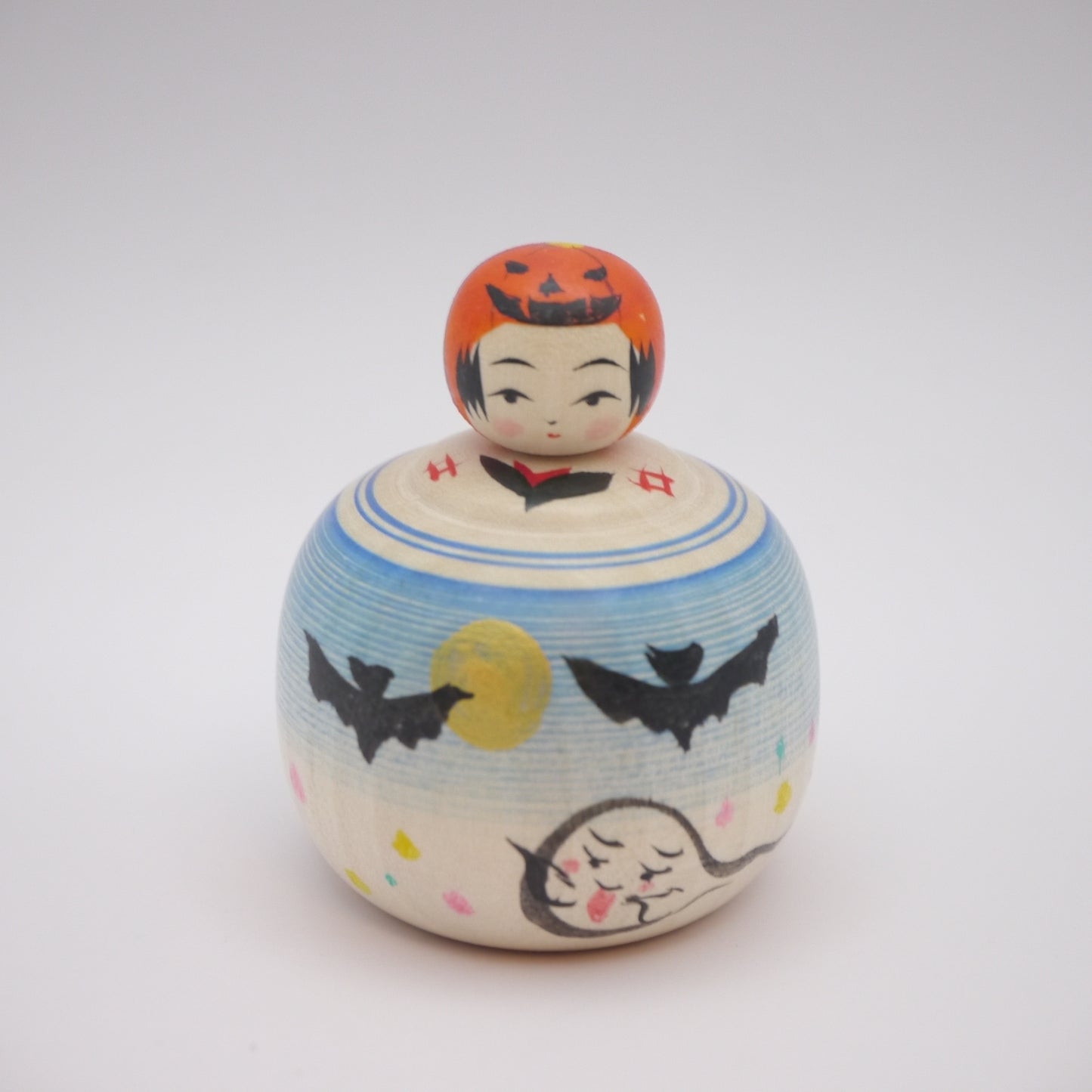 Kokeshi doll by Yoshinobu Kakizawa Halloween Ejiko