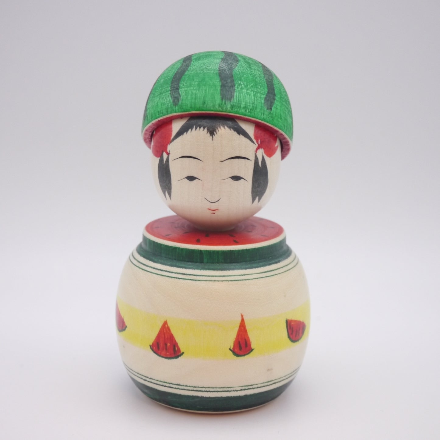 Kokeshi doll by Hideaki Onuma Watermelon