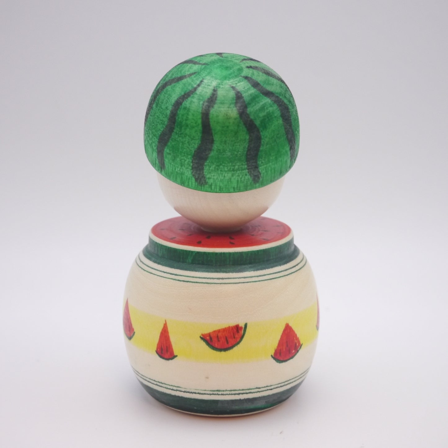 Kokeshi doll by Hideaki Onuma Watermelon