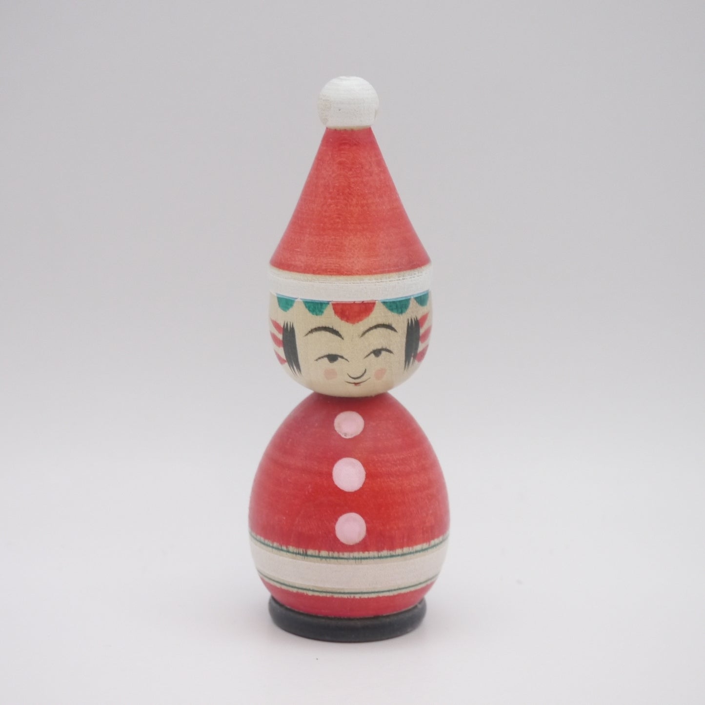 Kokeshi doll by Takashi Kamada Xmas