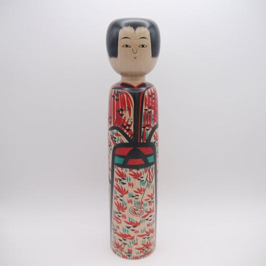 Japanese Kokeshi Doll by Fumio Miharu Isizo-style Kimono