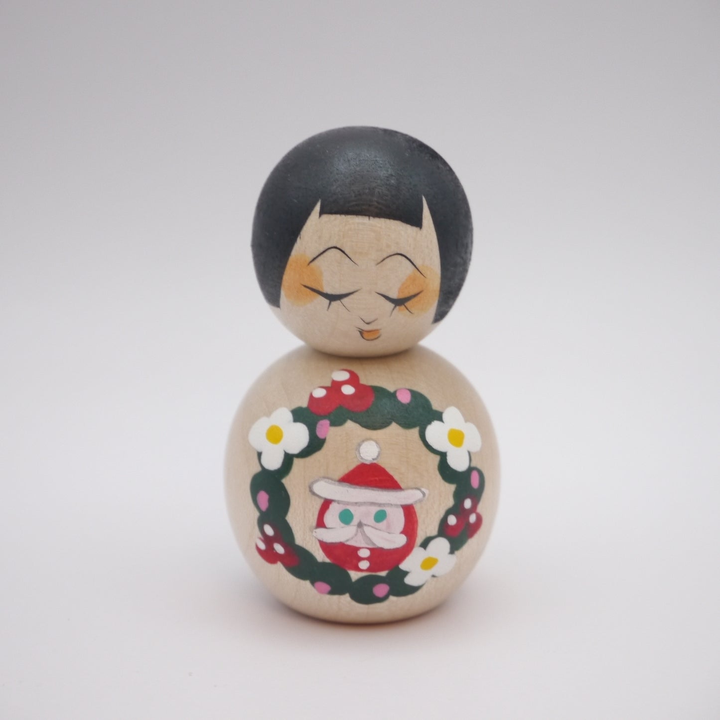 Kokeshi doll by Kaede Shida Xmas