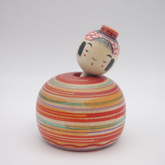 Kawaii Kokeshi doll by Kunitoshi Abe