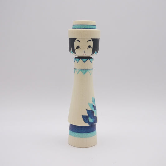 Kokeshi doll by Yasuhiro Sato Mexican Style