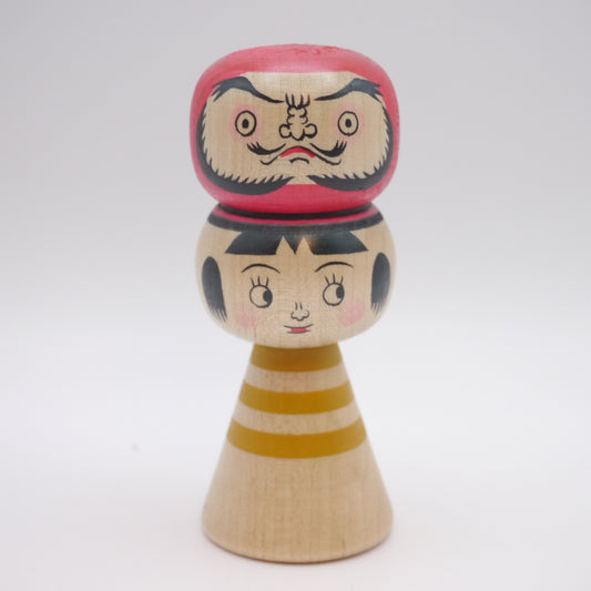 Kawaii Kokeshi doll by Mitsuharu Fujita Cookies Daruma