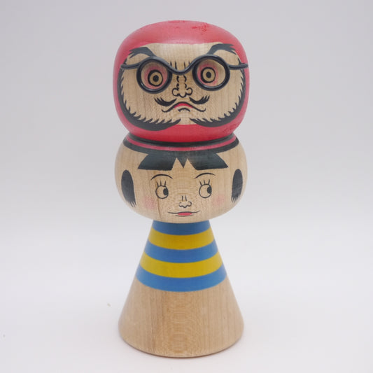 Kawaii Kokeshi doll by Mitsuharu Fujita Cookies Daruma
