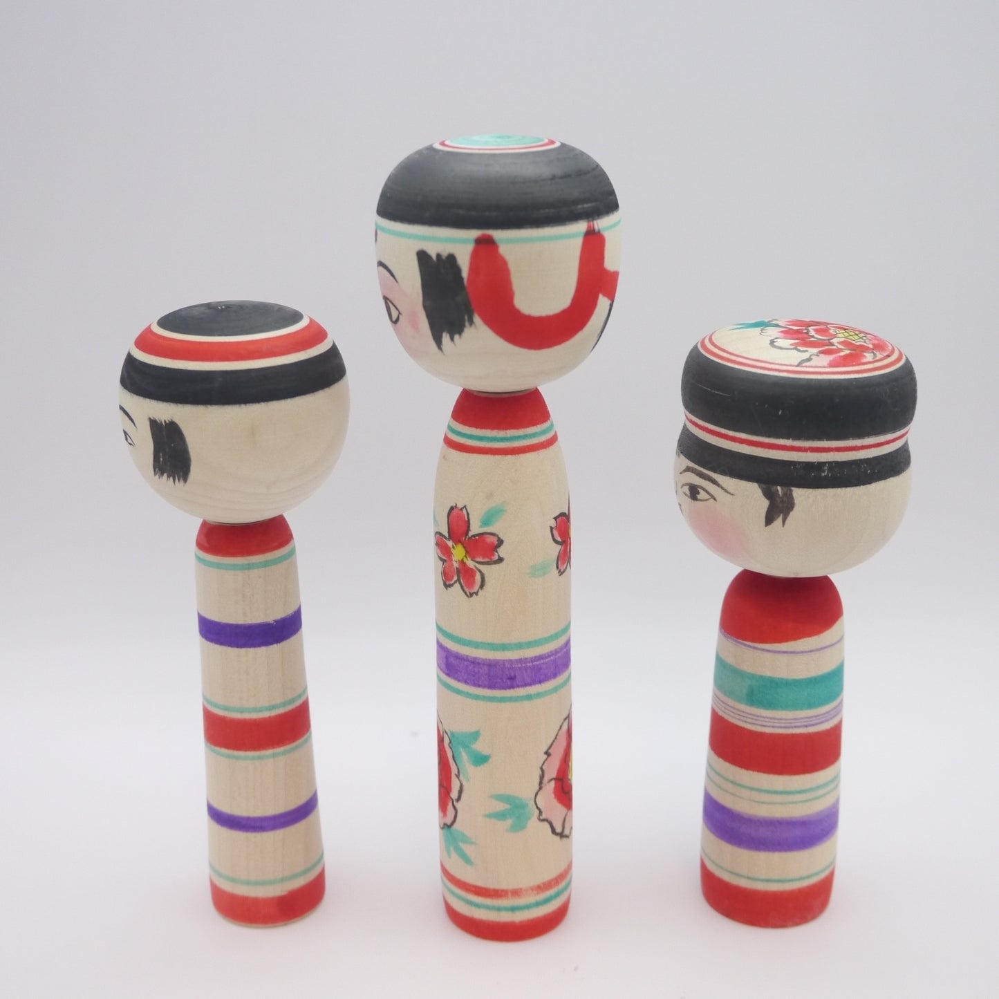 Kokeshi doll by Yoichi Arakawa Set of 3