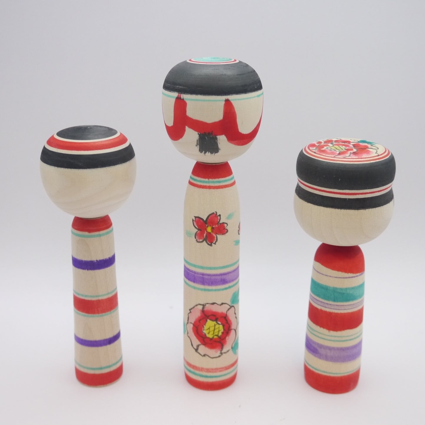 Kokeshi doll by Yoichi Arakawa Set of 3