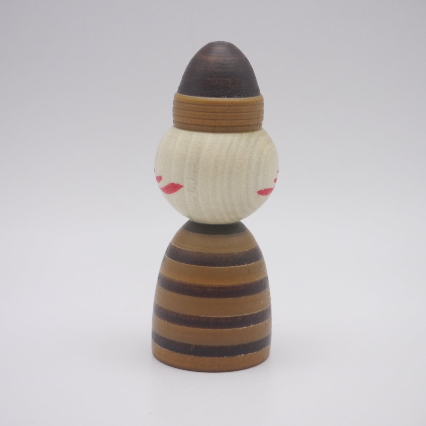 Kawaii Kokeshi doll by Teruyuki Hiraga Chestnut