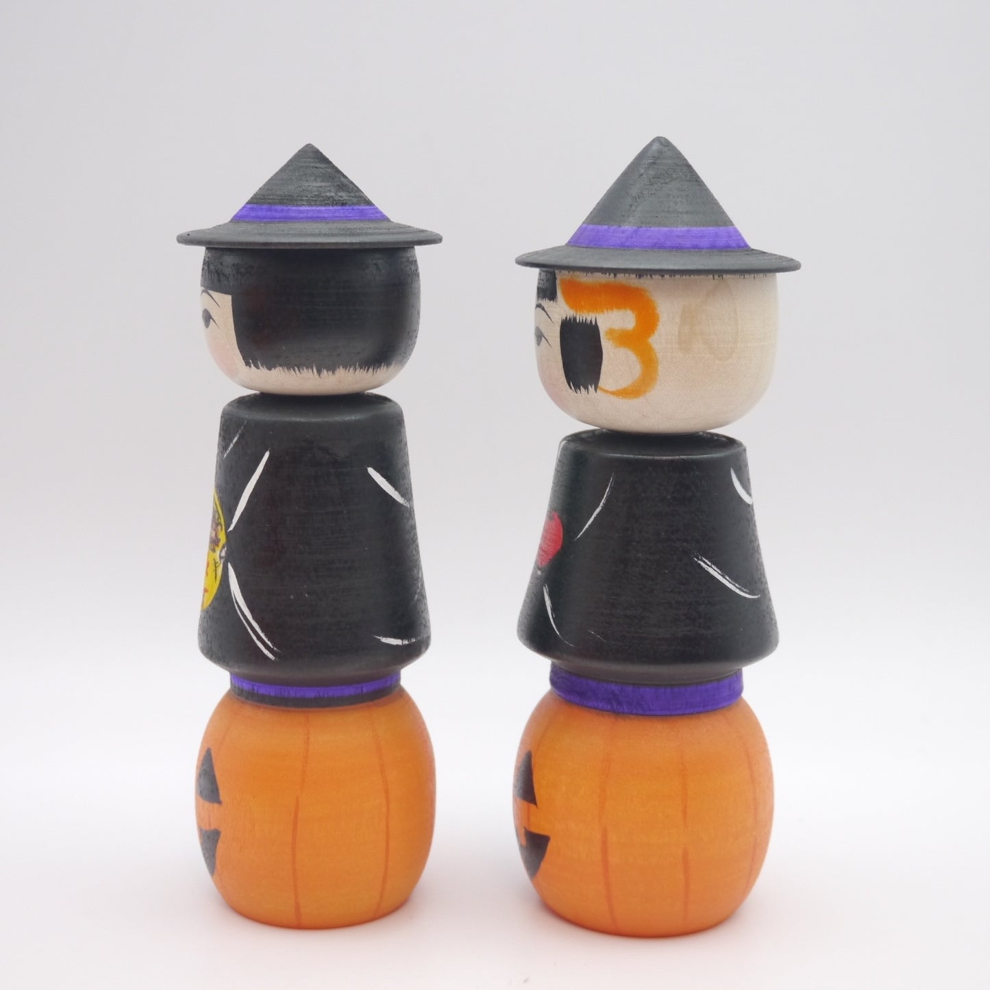 Kokeshi doll by Masafumi Abo Halloween Witch