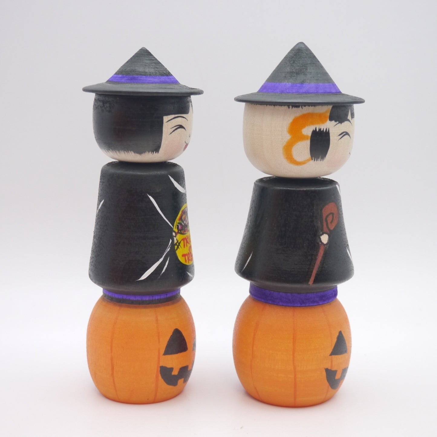 Kokeshi doll by Masafumi Abo Halloween Witch