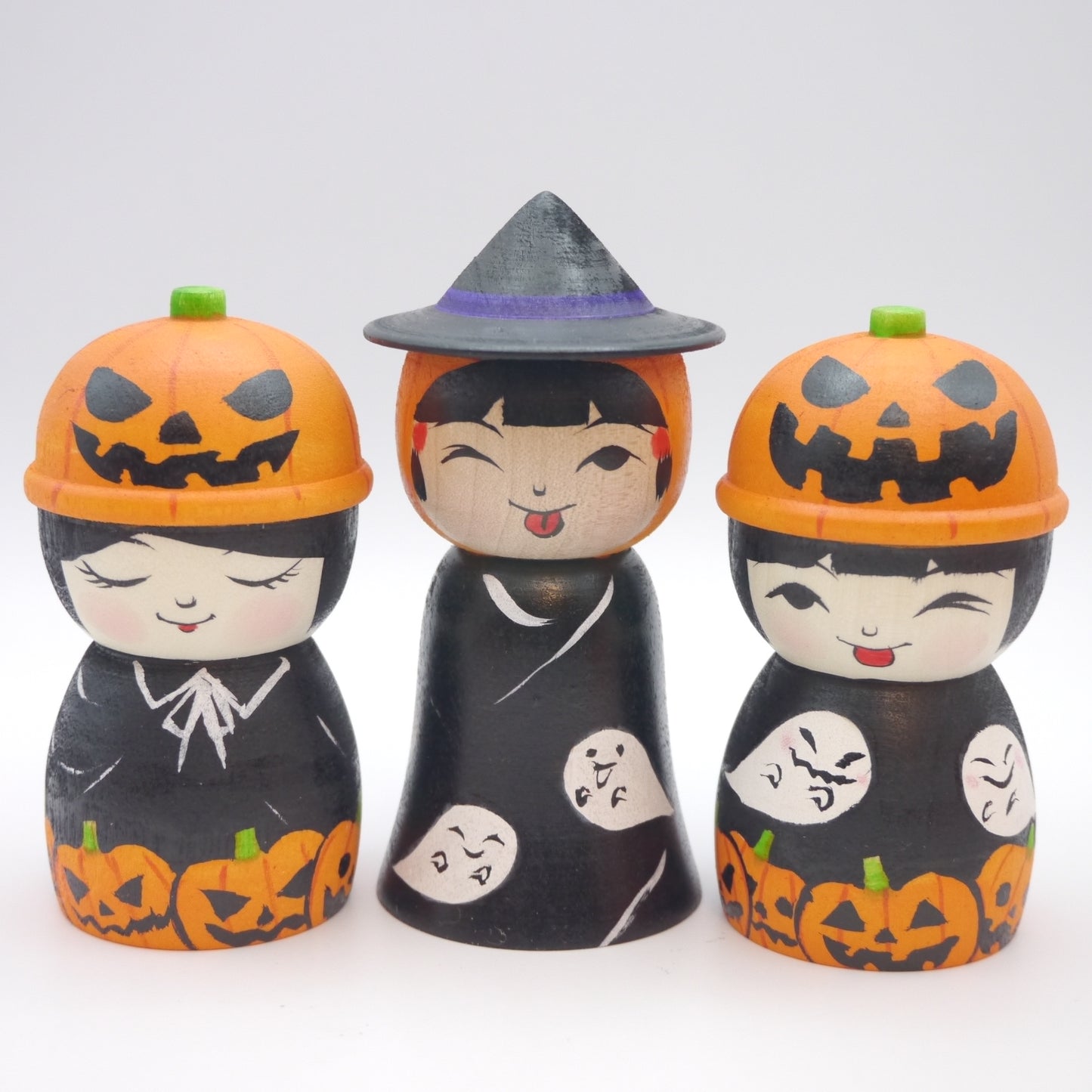 Kokeshi doll by Masafumi Abo Halloween