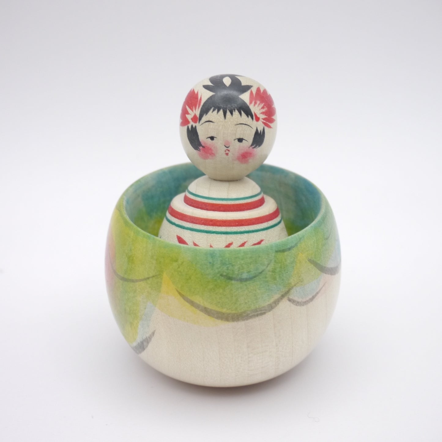 Kokeshi doll by Kaori Tanabe Onsen Ejiko