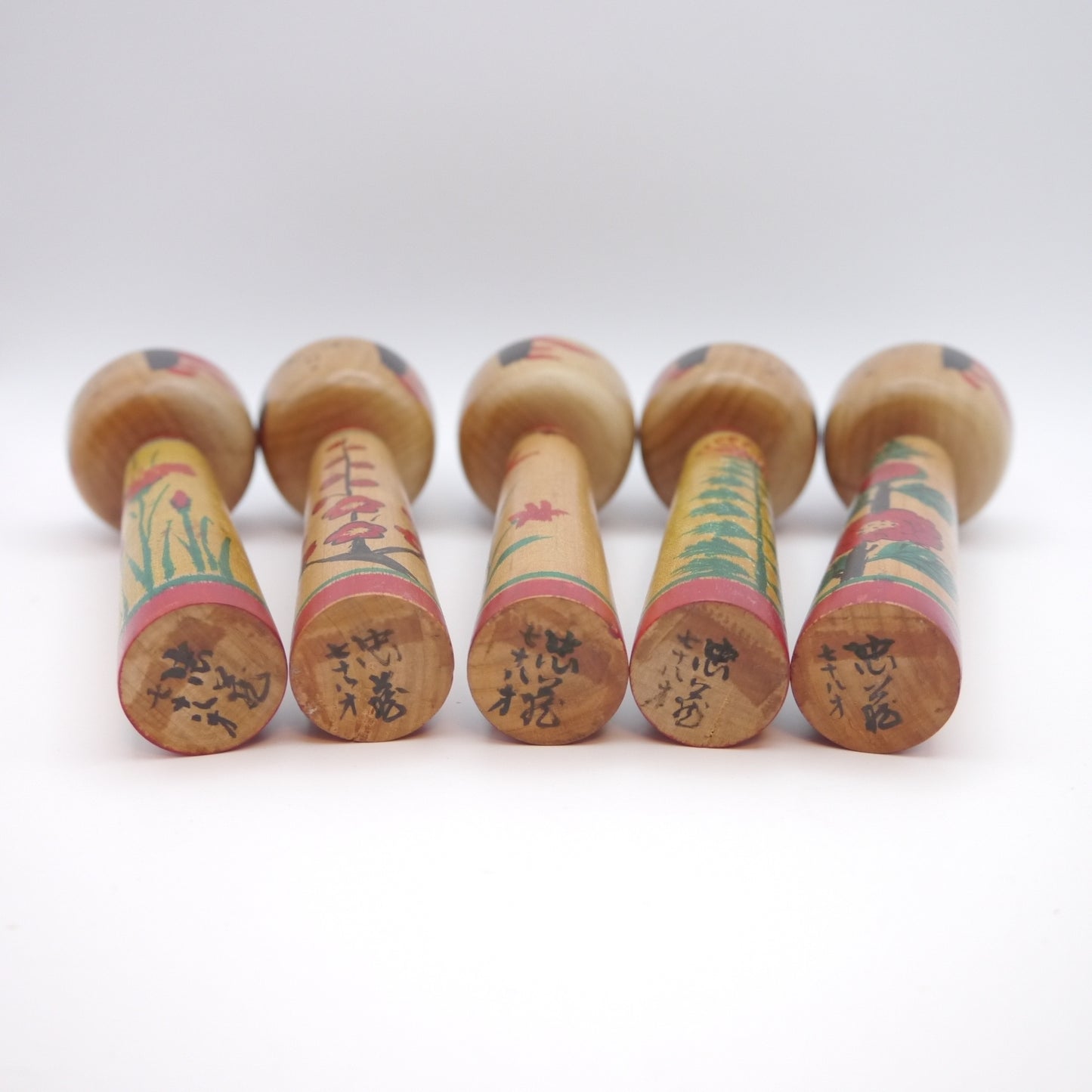 Vintage Kokeshi dolls by Chuzo Watanabe Set of 10