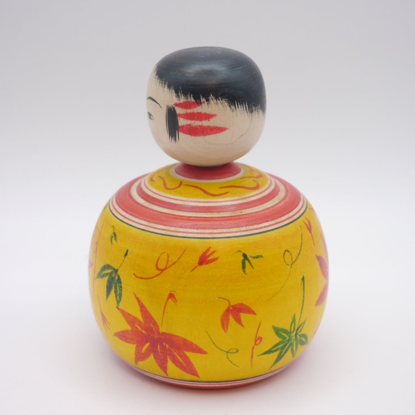 Kokeshi doll by Ryoko Sato Yellow Maple Ejiko