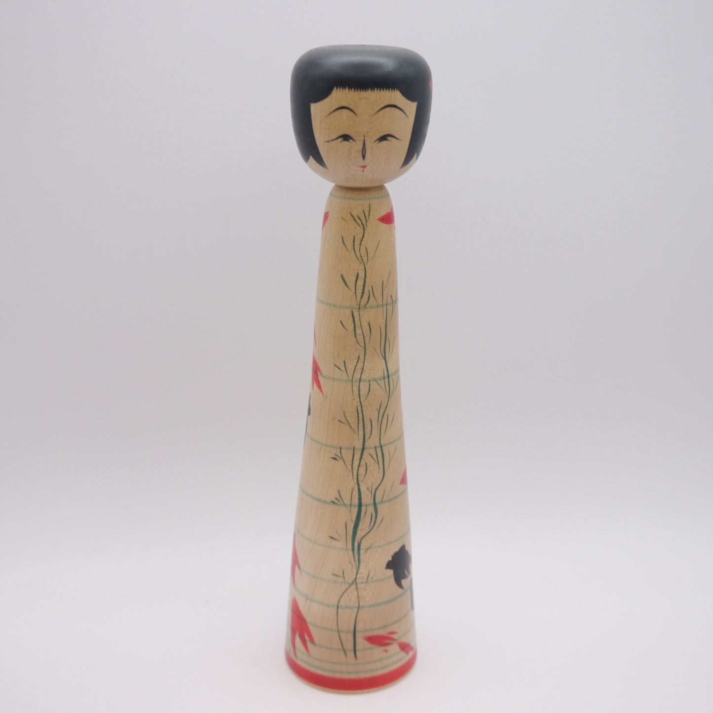 Kokeshi doll by Teruyuki Hiraga Gold fish