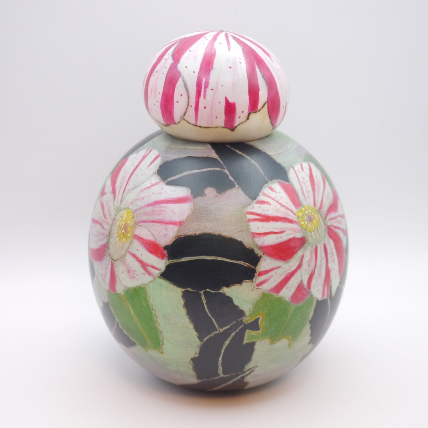 Kokeshi doll by Yasunori Oki "Camellia"