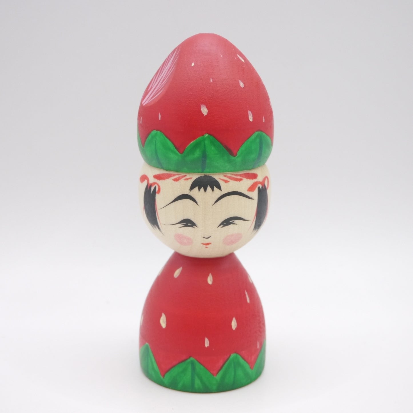 Kokeshi doll by Teruyuki Hiraga Strawberry