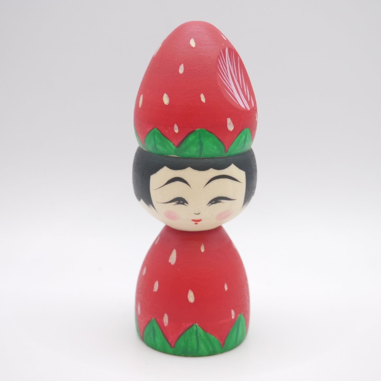 Kokeshi doll by Teruyuki Hiraga Strawberry