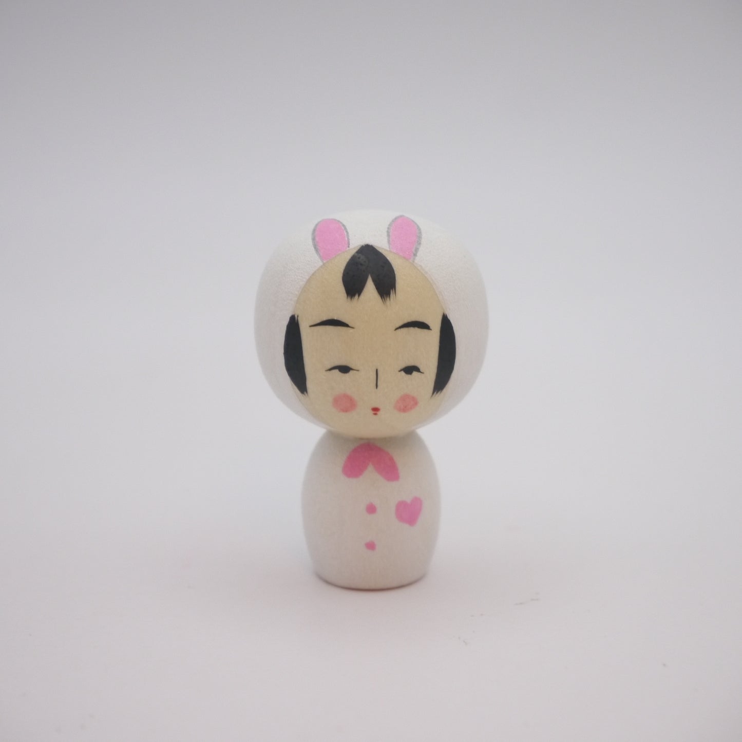 Kokeshi doll by Akira Suzuki Rabbit Bear