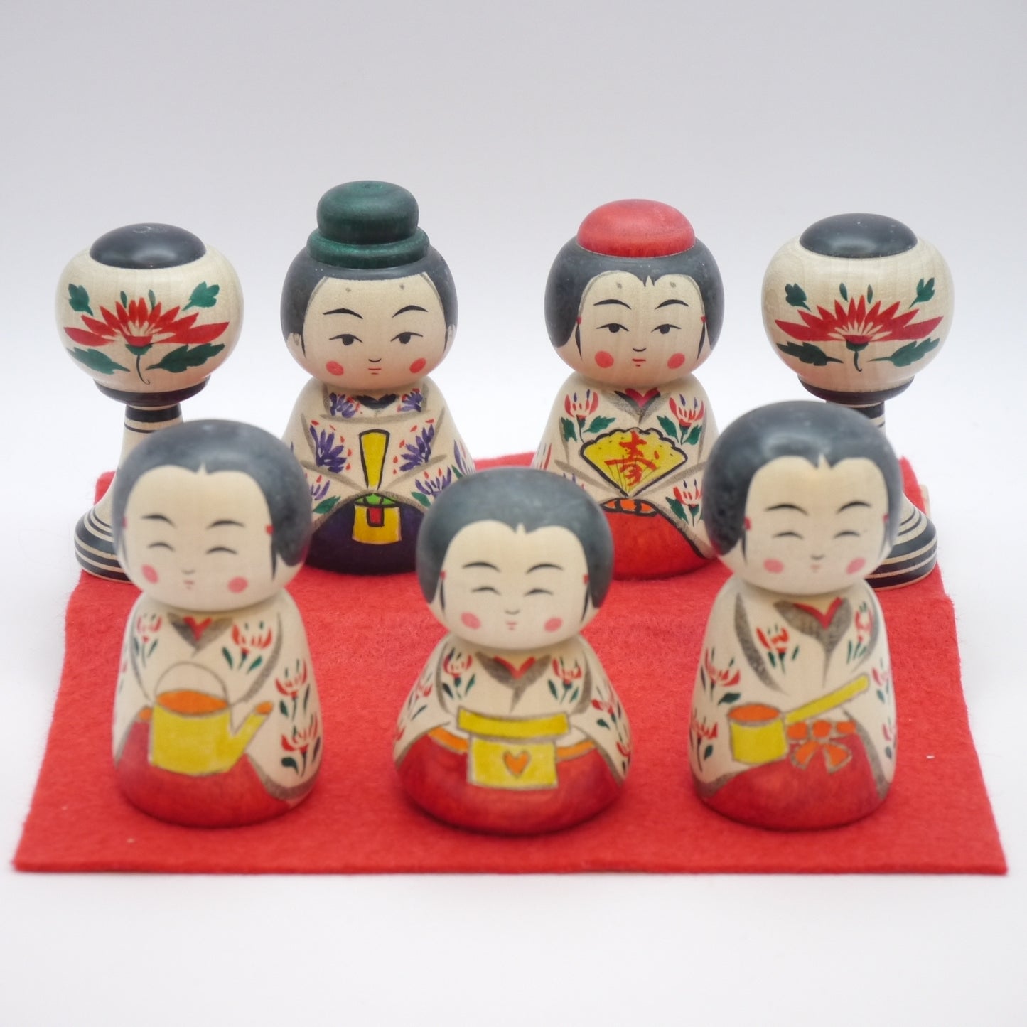 Kokeshi doll by Katsunori Yoshida Hina dolls