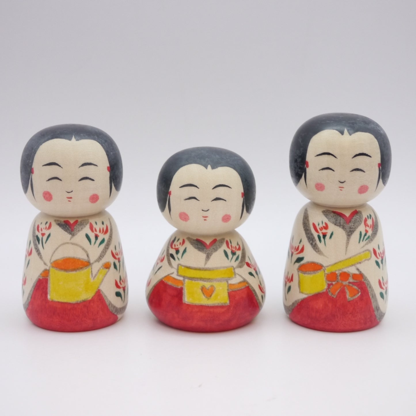 Kokeshi doll by Katsunori Yoshida Hina dolls