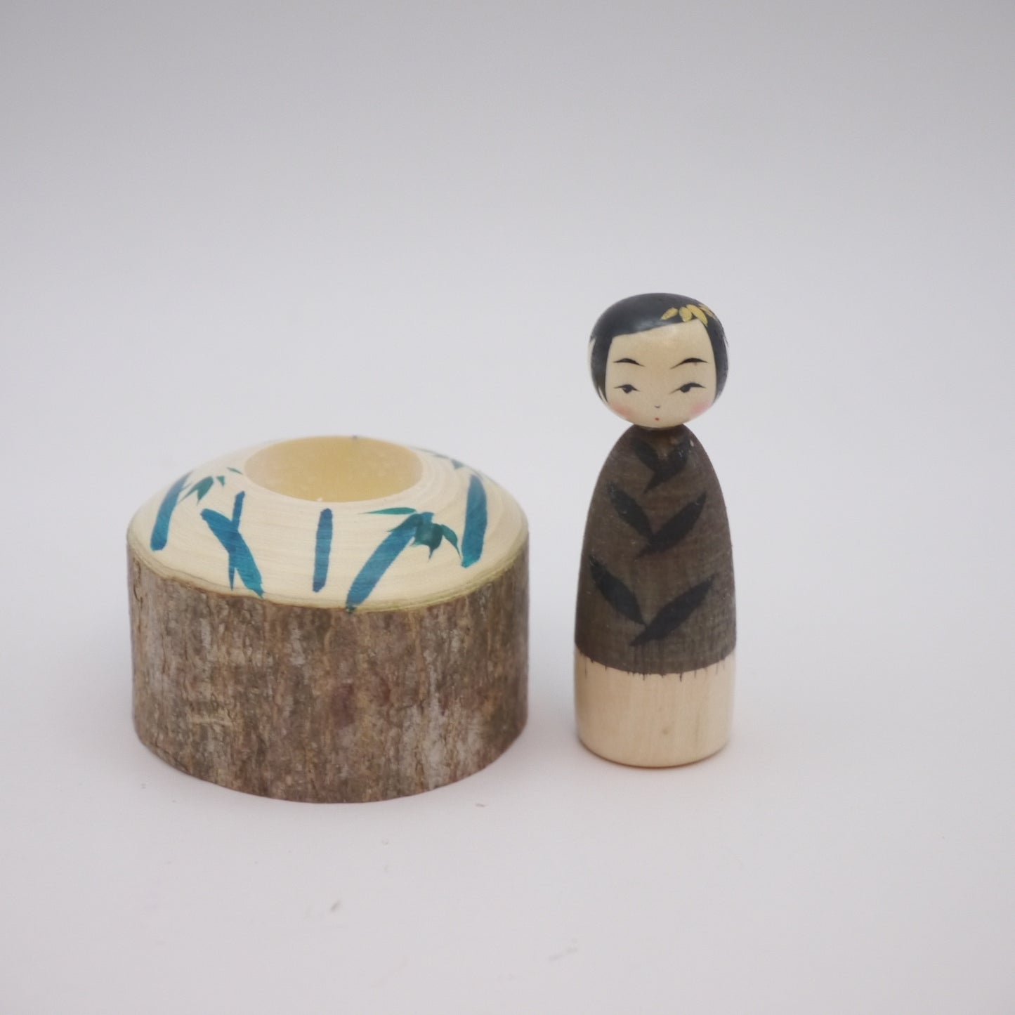 Kokeshi doll by Yoshinobu Kakizawa bamboo shoots