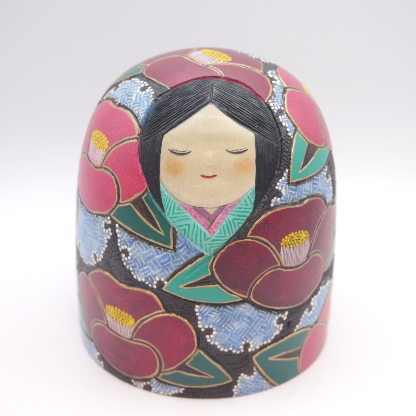 Kokeshi doll by Chiya Tomidokoro "春恋ふ"