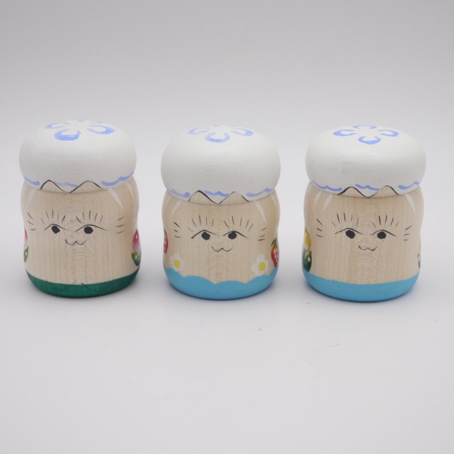 Kokeshi doll by Kaede Shida Jellyfish Cat