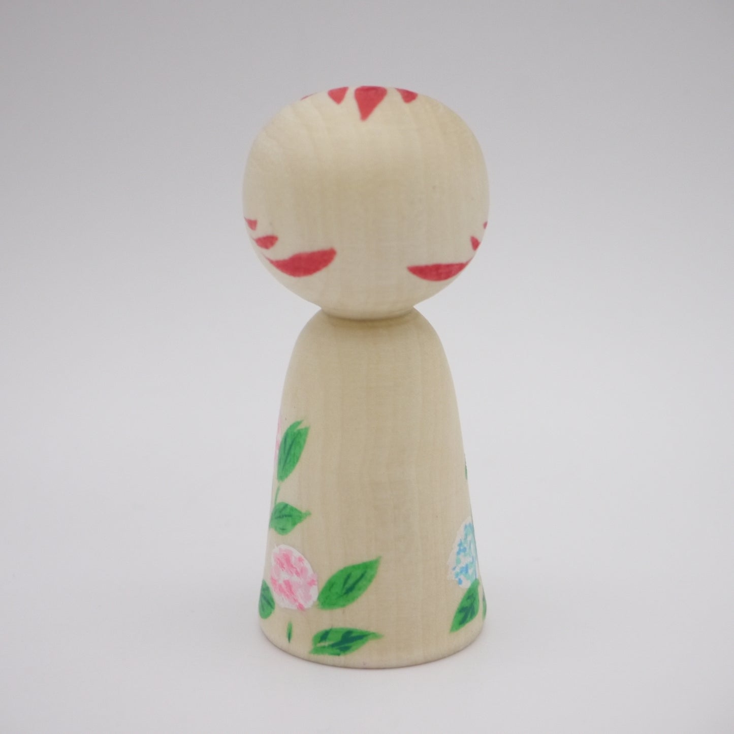 Kokeshi doll by Teruyuki Hiraga Hydrangea Small