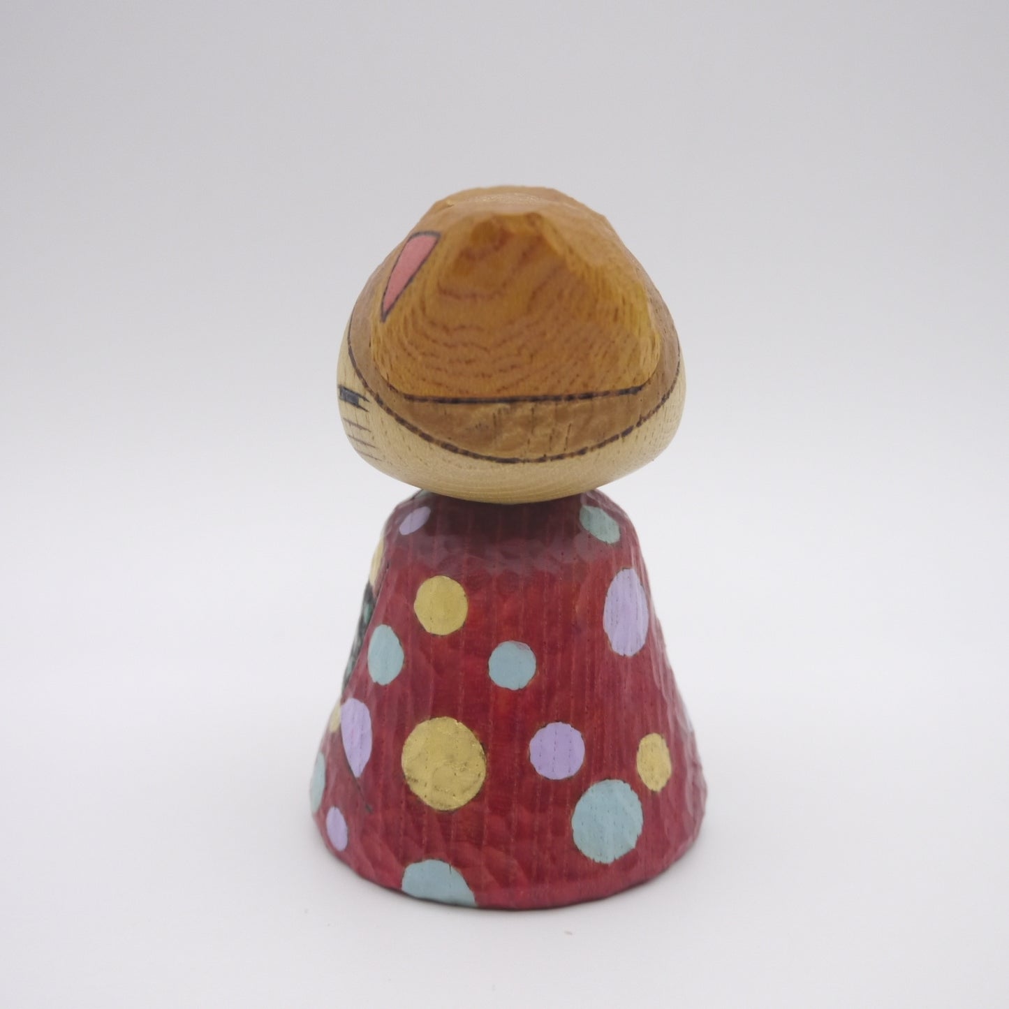 Kokeshi doll by Kunihiko Watanabe Cat 01