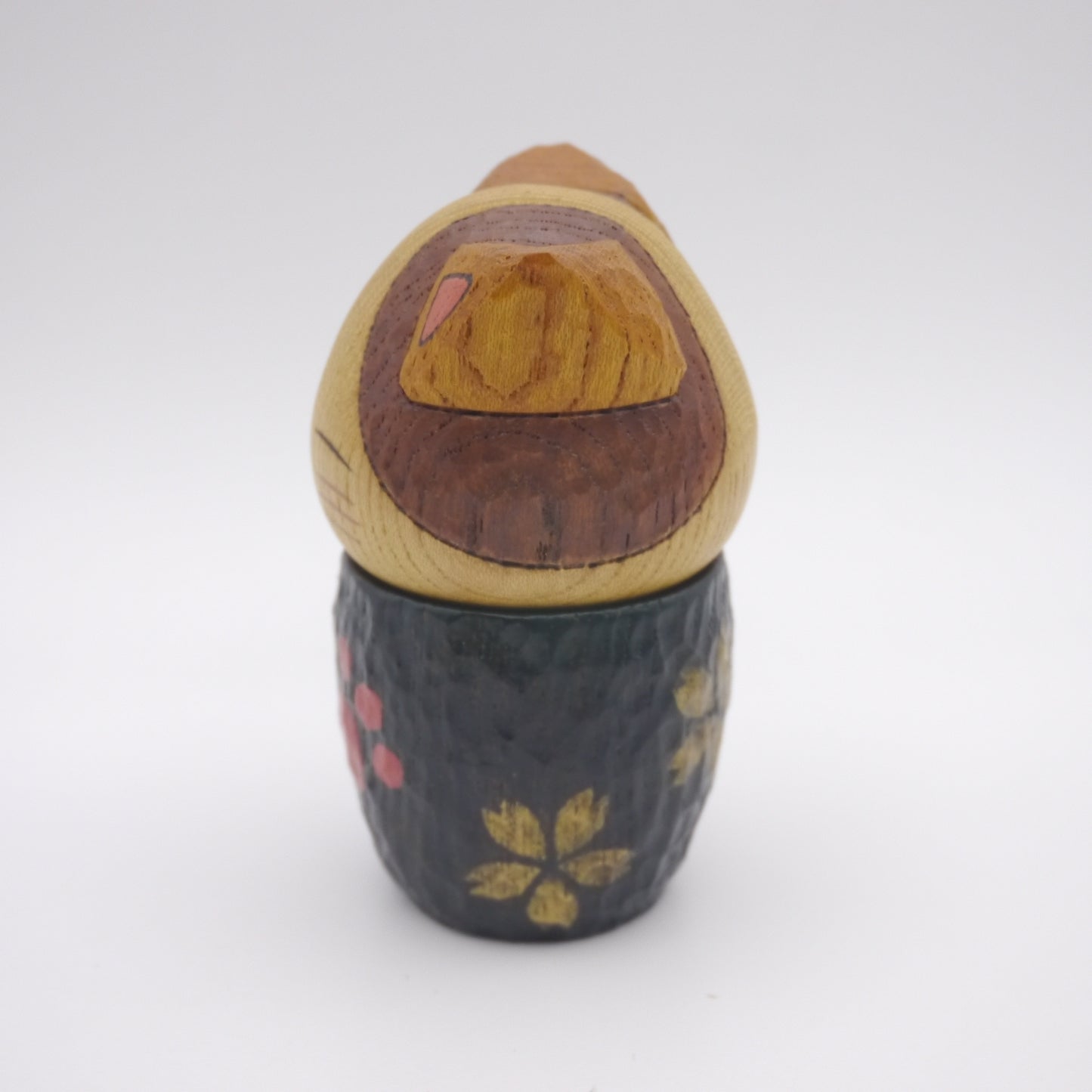 Kokeshi doll by Kunihiko Watanabe Cat 05