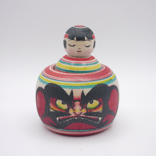 Kokeshi doll by Masafumi Abo Daruma Ejiko