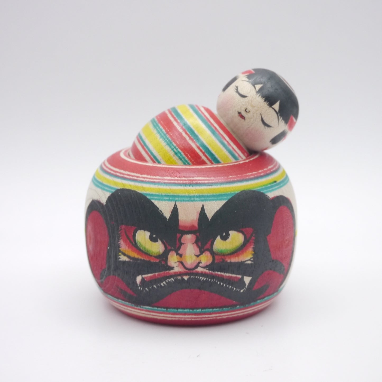 Kokeshi doll by Masafumi Abo Daruma Ejiko