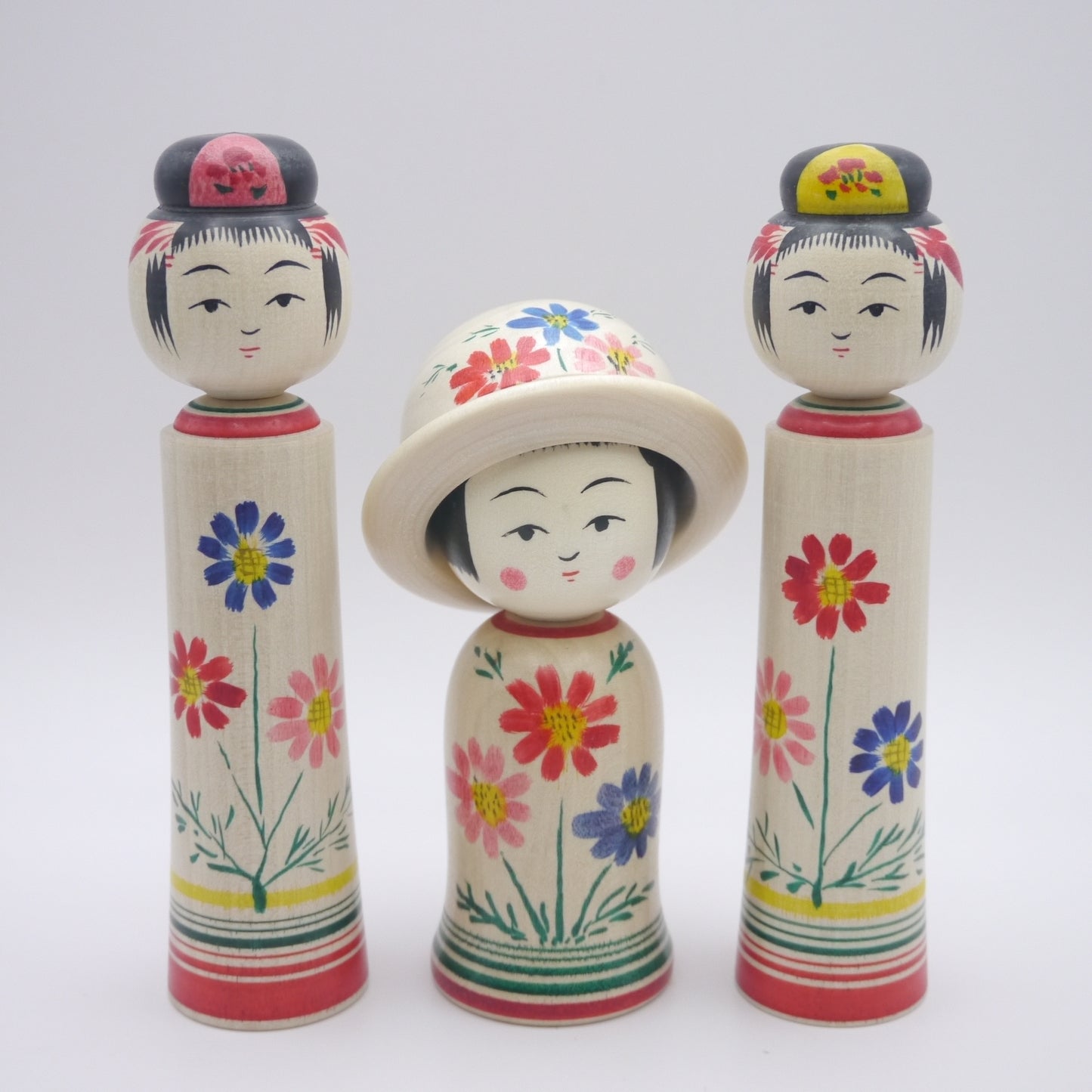 Kokeshi doll by Katsunori Yoshida Hat